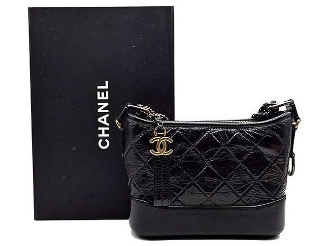 Chanel Bolso Hobo Gabrielle Pequeño Negro - vista 8