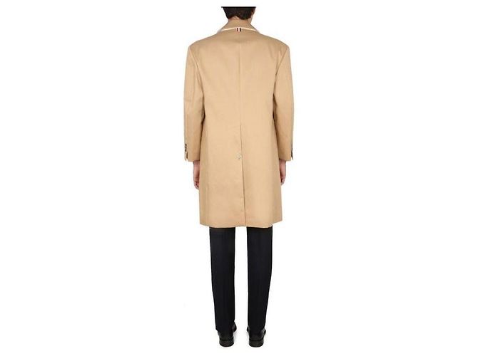 Thom Browne Abrigo Macintosh Naranja - vista 6