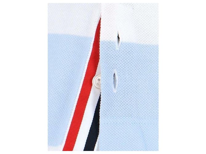 Thom Browne Rugby-Streifen T-Shirt mit RWB-Tasche - Ansicht 8