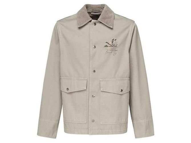 Burberry Giacca field in cotone Bianco - vista 4