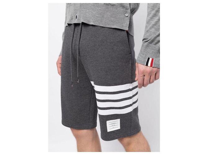 Thom Browne Klassische Loopback Sweatshorts Braun - Ansicht 7