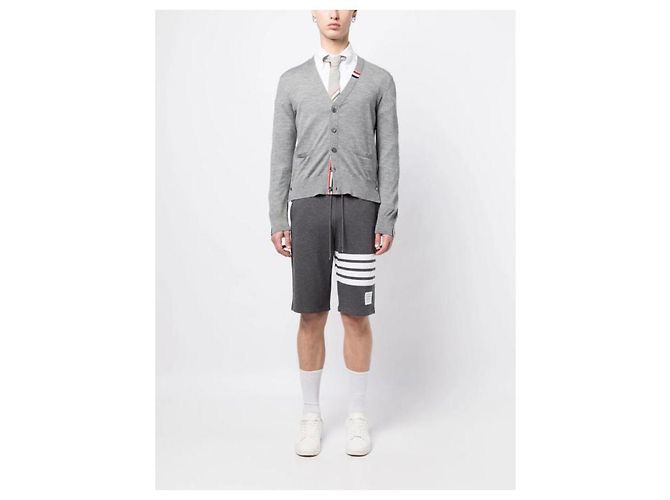 Thom Browne Klassische Loopback Sweatshorts Braun - Ansicht 8