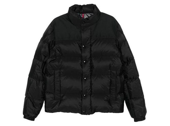 Moncler Virolais Short Down Jacket Black - view 4