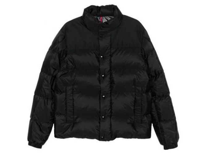 Moncler Virolais Short Down Jacket Black - view 5