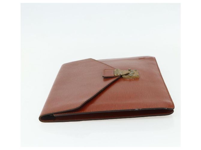 Louis Vuitton Porte-Documents Senateur Epi Leather Braun - Ansicht 3