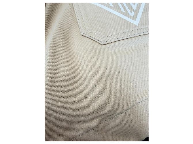 Shorts de denim brancos e bege Chloé - vista 5