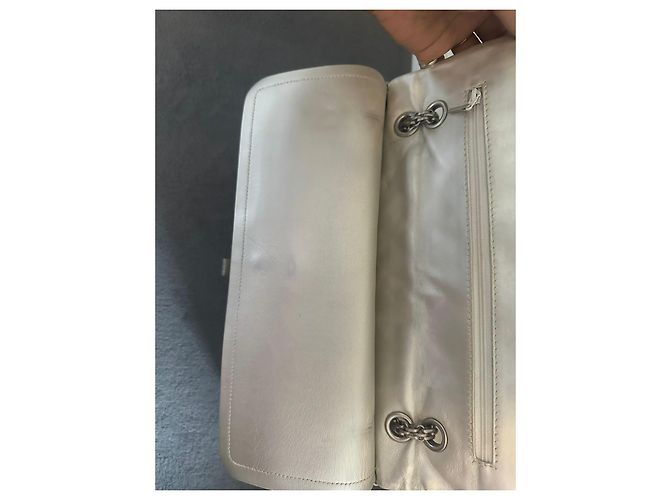 Chanel 2.55 Medium Doppelklappe Silber - Ansicht 5