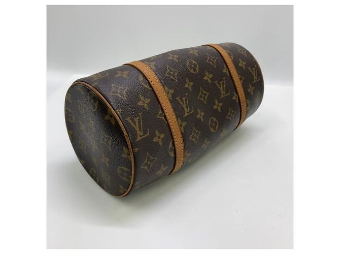 Louis Vuitton Papillon Handbag Monogram Canvas 26 Marron - vue 6