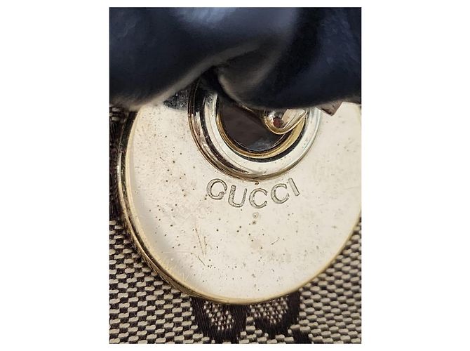 Gucci Vintage GG Canvas Eclipse Schultertasche Beige/Braun - Ansicht 5
