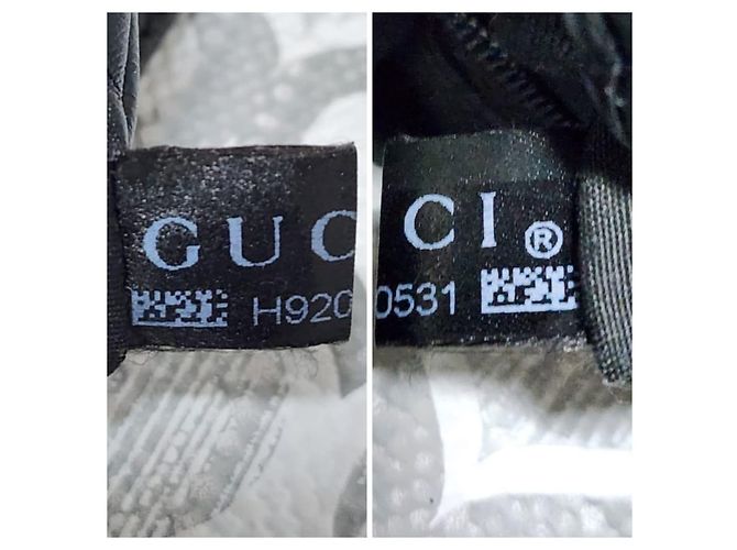 Borsa hobo in tela Gucci nera Nero - vista 5
