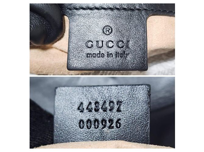 Borsa a Spalla GG Marmont Grande in Pelle Matelassé Nera GUCCI Nero - vista 2
