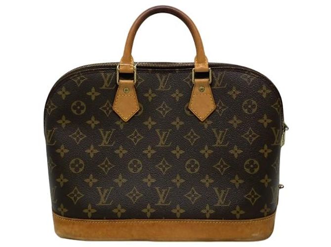 Borsa Alma Louis Vuitton in tela Monogram MM Marrone - vista 2