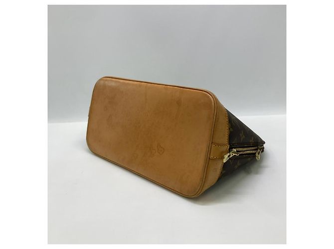 Borsa Alma Louis Vuitton in tela Monogram MM Marrone - vista 3