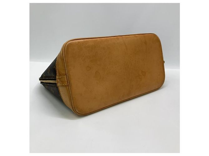 Borsa Alma Louis Vuitton in tela Monogram MM Marrone - vista 4