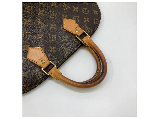 Borsa Alma Louis Vuitton in tela Monogram MM Marrone - vista 5