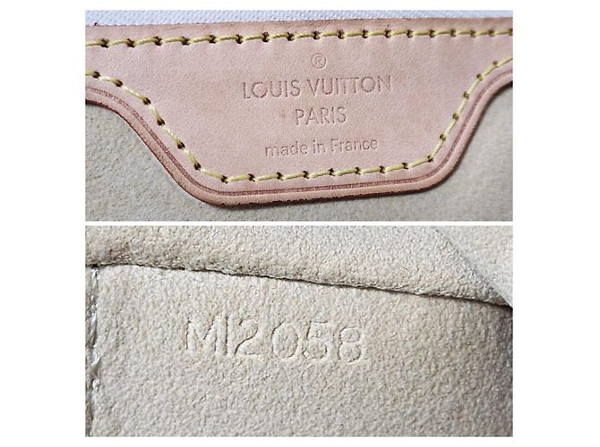 Borsa a Spalla Louis Vuitton Damier Azur Hampstead PM Marrone/Beige - vista 2