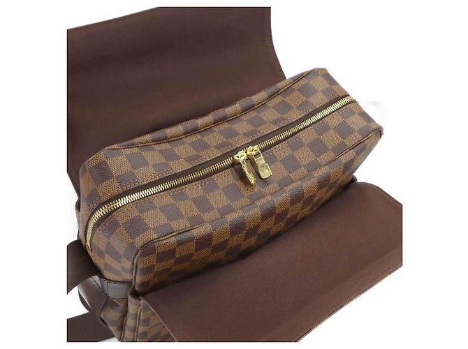 Borsa a spalla Damier Naviglio Louis Vuitton Marrone Damier ebene - vista 6