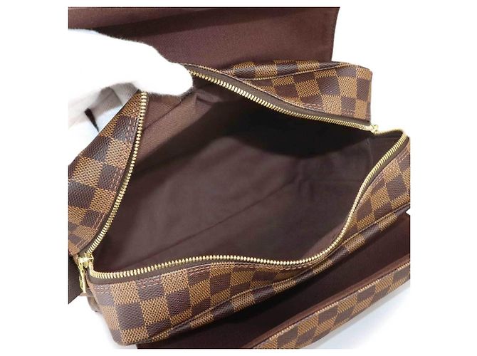 Borsa a spalla Damier Naviglio Louis Vuitton Marrone Damier ebene - vista 7