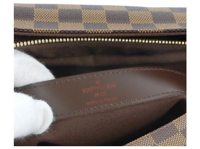 Borsa a spalla Damier Naviglio Louis Vuitton Marrone Damier ebene - vista 8