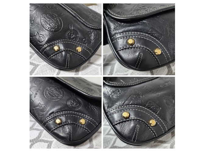 Loewe Vintage Goya Schultertasche Schwarz - Ansicht 11