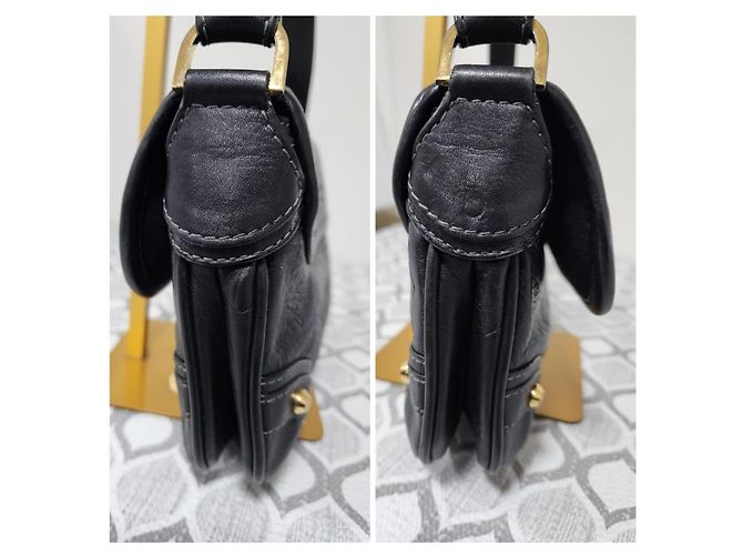 Loewe Vintage Goya Schultertasche Schwarz - Ansicht 5