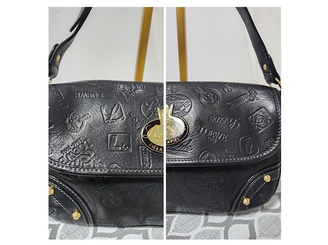 Loewe Vintage Goya Schultertasche Schwarz - Ansicht 6