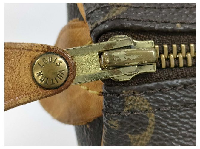 Sac à main Speedy Monogram Canvas 25 de Louis Vuitton Marron - vue 3
