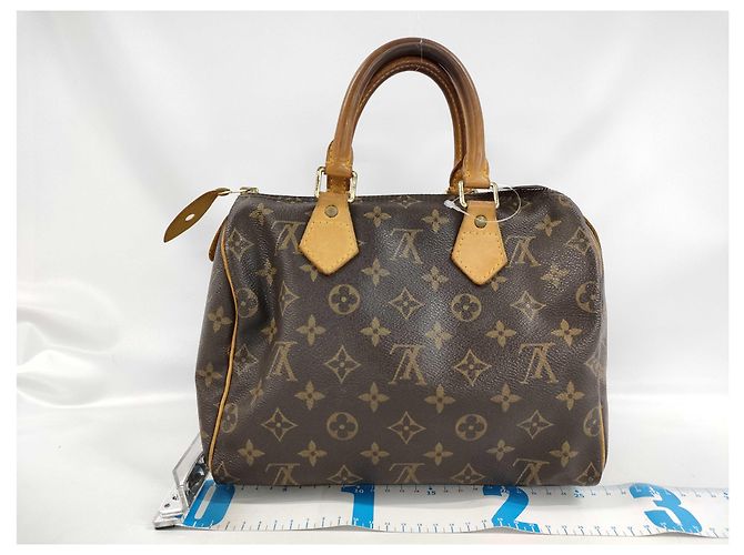 Sac à main Speedy Monogram Canvas 25 de Louis Vuitton Marron - vue 7