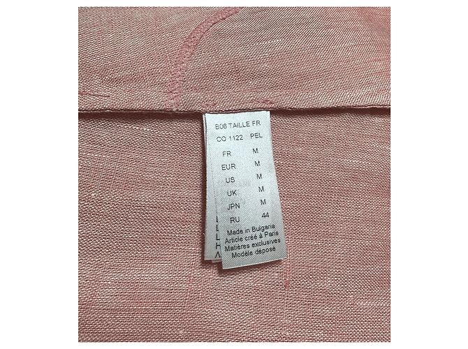 Vestido de lino Eres Audacieuse Rosa Gourmand - vista 6