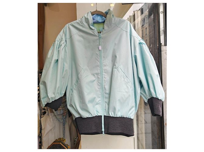 Tsumori Chisato Giacca bomber stampata multicolore Nero Bianco Blu Verde - vista 4