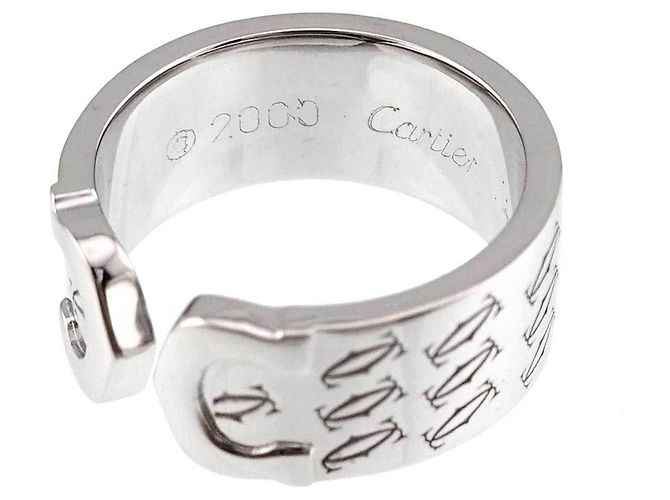 Cartier C2 #49 Ring aus 18K Weißgold Golden - Ansicht 3