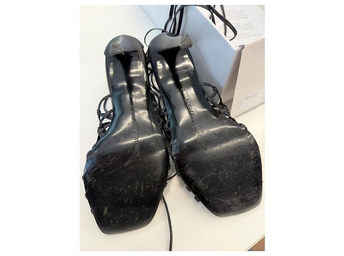 Stella Mc Cartney Sandali Stella McCartney Lattice con lacci neri Nero - vista 4
