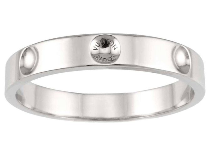 Louis Vuitton Alliance Empreinte #63 Ring Silber - Ansicht 2