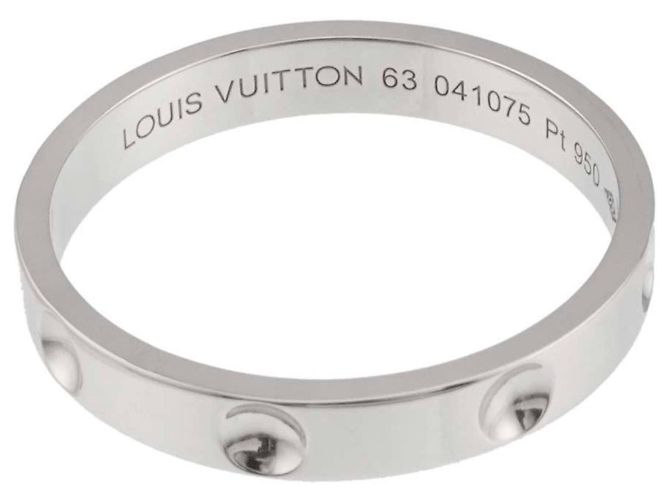 Louis Vuitton Alliance Empreinte #63 Ring Silber - Ansicht 3