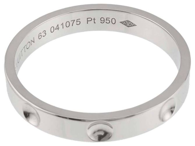 Louis Vuitton Alliance Empreinte #63 Ring Silber - Ansicht 4