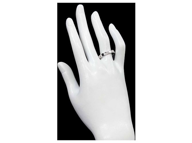 Louis Vuitton Alliance Empreinte #63 Ring Silber - Ansicht 7