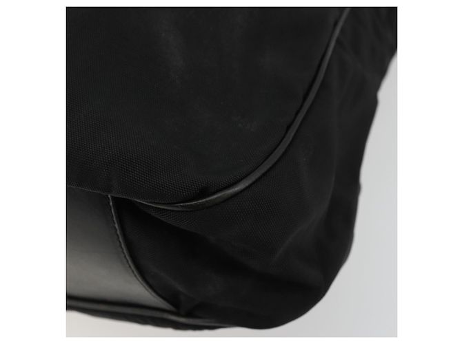 Borsa a Spalla Gucci Bamboo in Nylon Nero Argento 001 1577 Auth bs34590 - vista 15