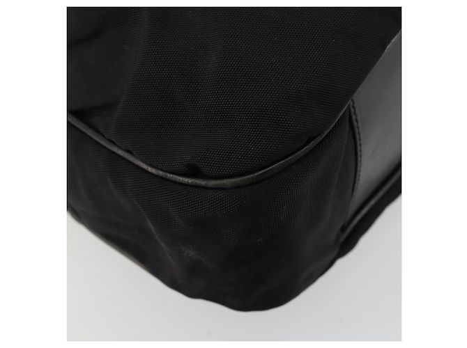 Borsa a Spalla Gucci Bamboo in Nylon Nero Argento 001 1577 Auth bs34590 - vista 16