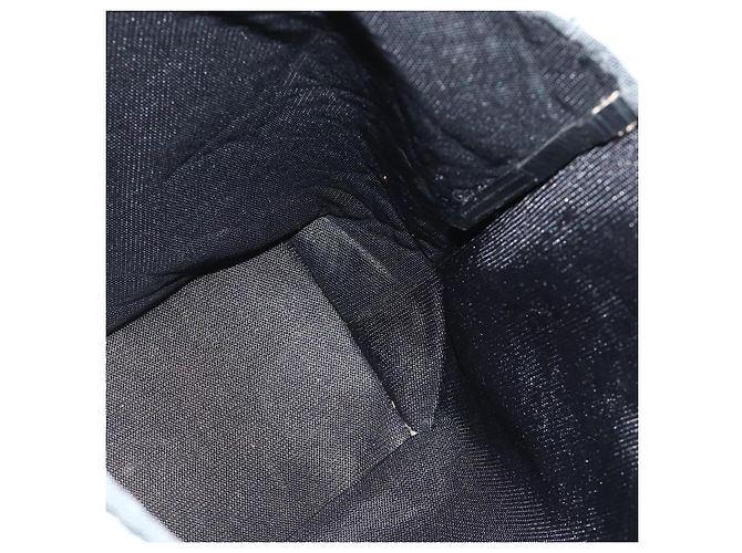 PRADA Alte Tote Tasche Nylon Hellblau Silber Auth am11438 - Ansicht 18