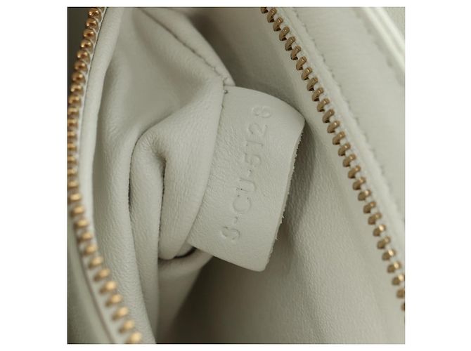 Céline Bolso de hombro Celine C Medium de cuero negro y dorado Auth mr2314SAV - vista 12