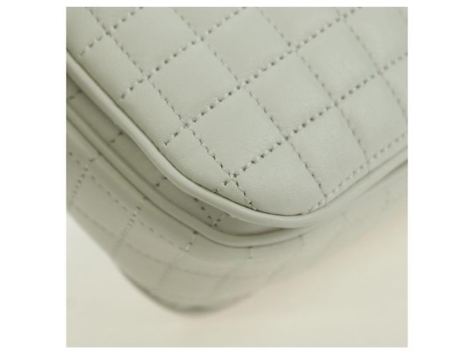Céline Bolso de hombro Celine C Medium de cuero negro y dorado Auth mr2314SAV - vista 17
