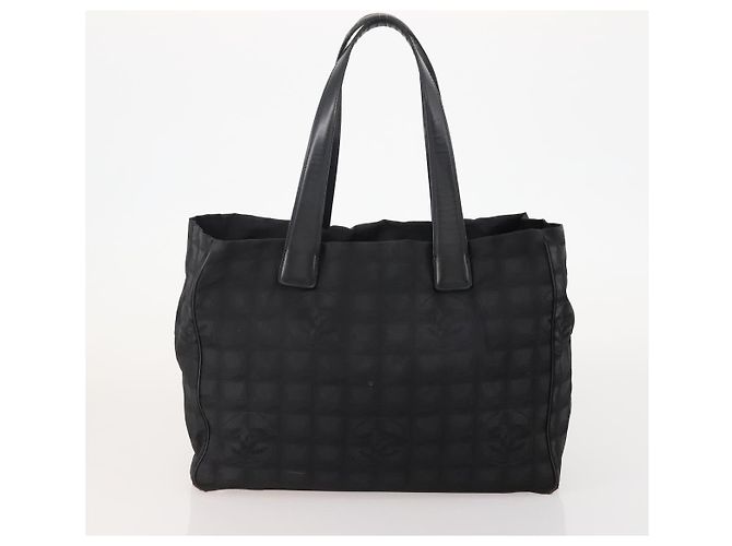 CHANEL Neue Reisetasche Nylon 3 Set Schwarz CC Auth ti3897 - Ansicht 16