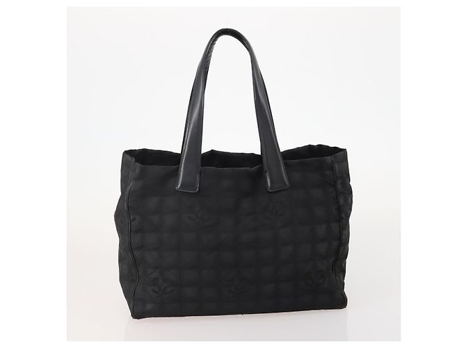 CHANEL Neue Reisetasche Nylon 3 Set Schwarz CC Auth ti3897 - Ansicht 17