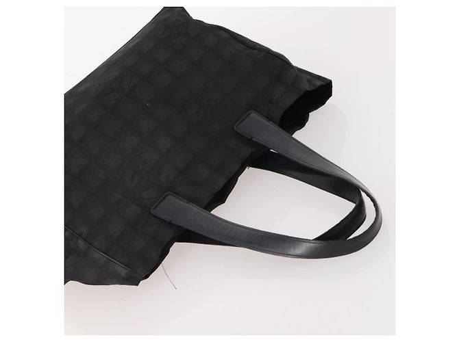 CHANEL Neue Reisetasche Nylon 3 Set Schwarz CC Auth ti3897 - Ansicht 19