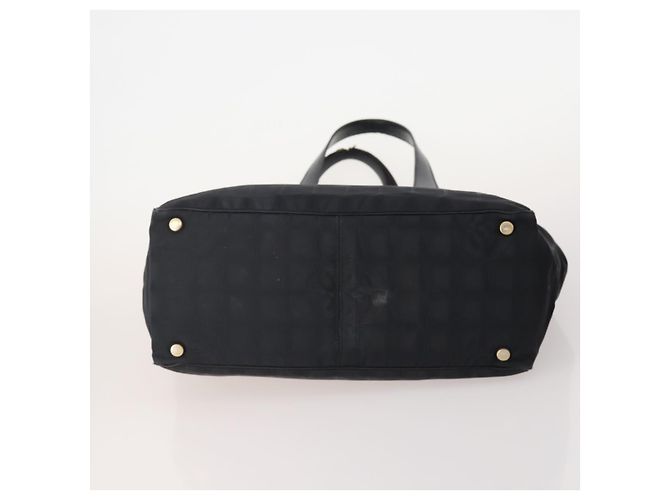 CHANEL Neue Reisetasche Nylon 3 Set Schwarz CC Auth ti3897 - Ansicht 7