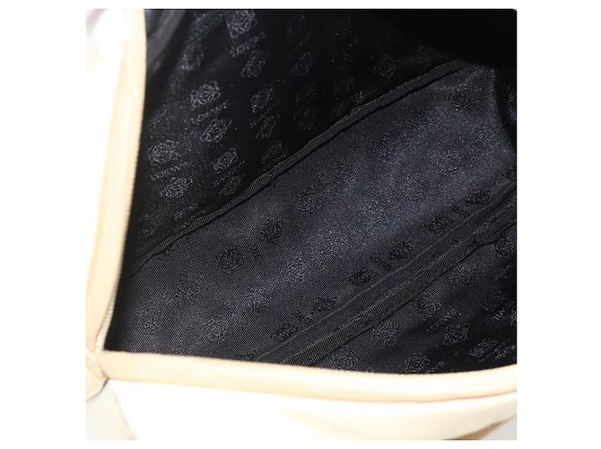 Borsa a Mano LOEWE in Pelle Beige Argento Auth ka4107 - vista 11