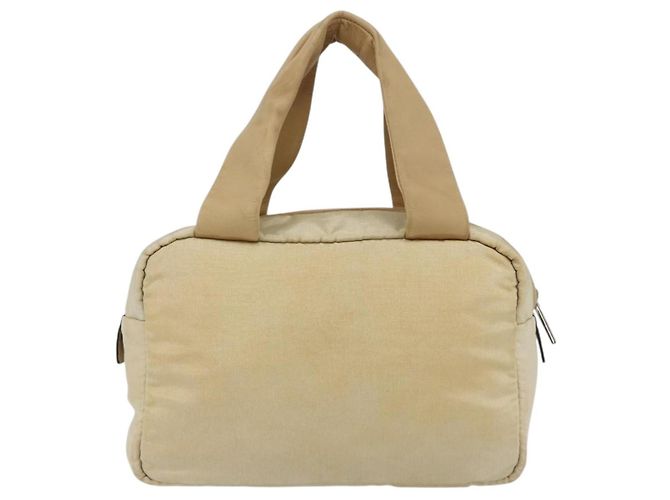 Borsa a Mano LOEWE in Pelle Beige Argento Auth ka4107 - vista 2