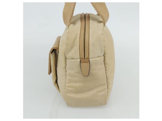 Borsa a Mano LOEWE in Pelle Beige Argento Auth ka4107 - vista 3
