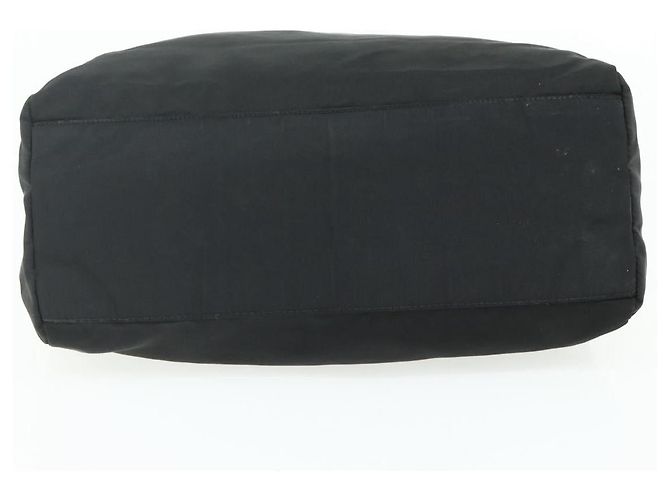 PRADA Borsa a mano in nylon nero argento Auth bs34642 - vista 5