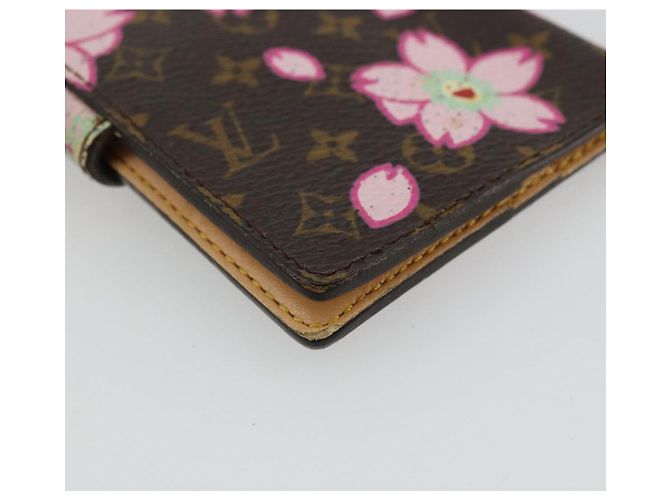 Cubierta de Mini Planificador Cherry Blossom LOUIS VUITTON M92021 Auth 176768 Monograma - vista 16